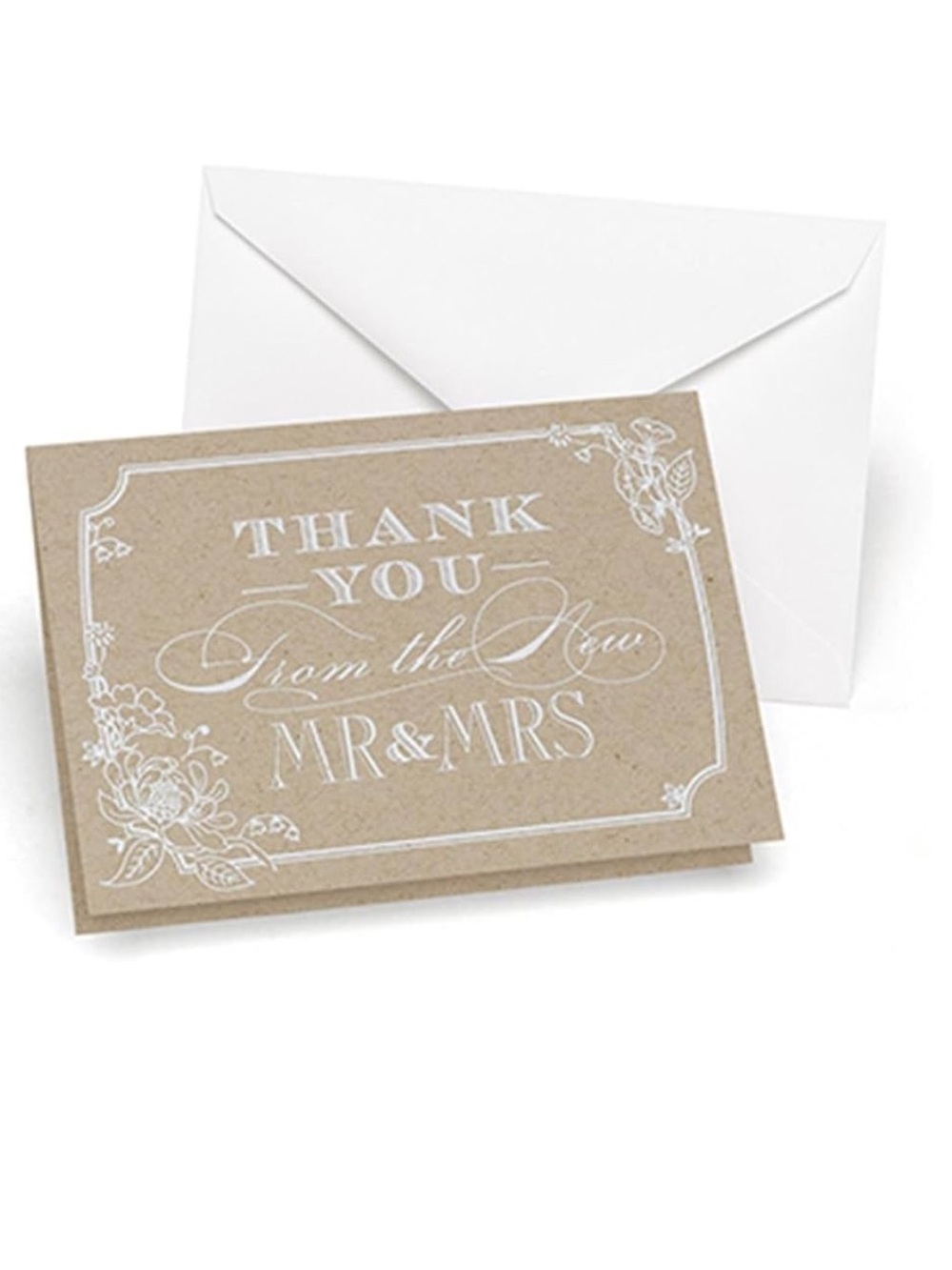 Thank You From the New Mr. & Mrs. Card
